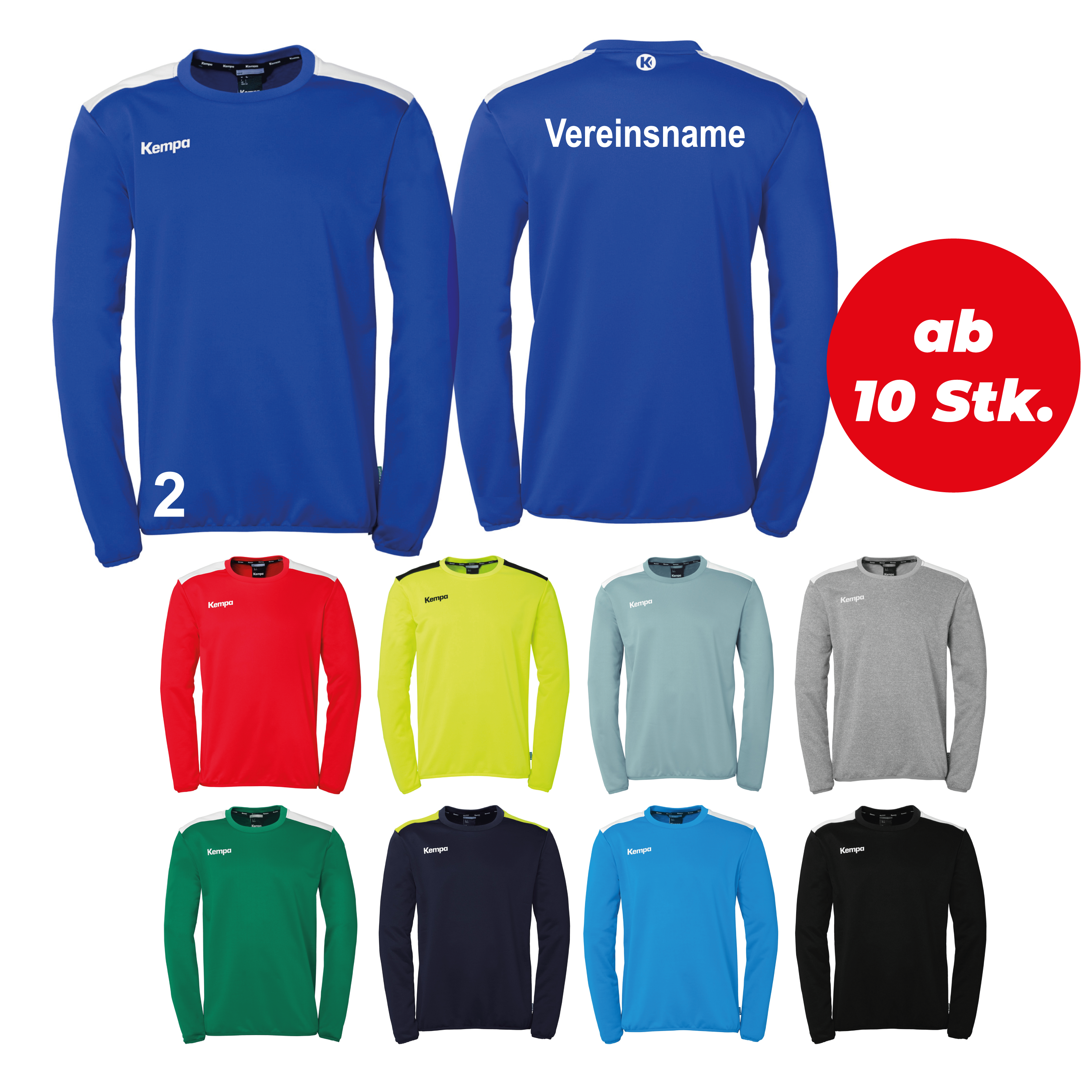 Sweatshirt EMOTION27 ab 10 Stk. inkl. Druck* Sweatshirt EMOTION27 ab 10 Stk. inkl. Druck*