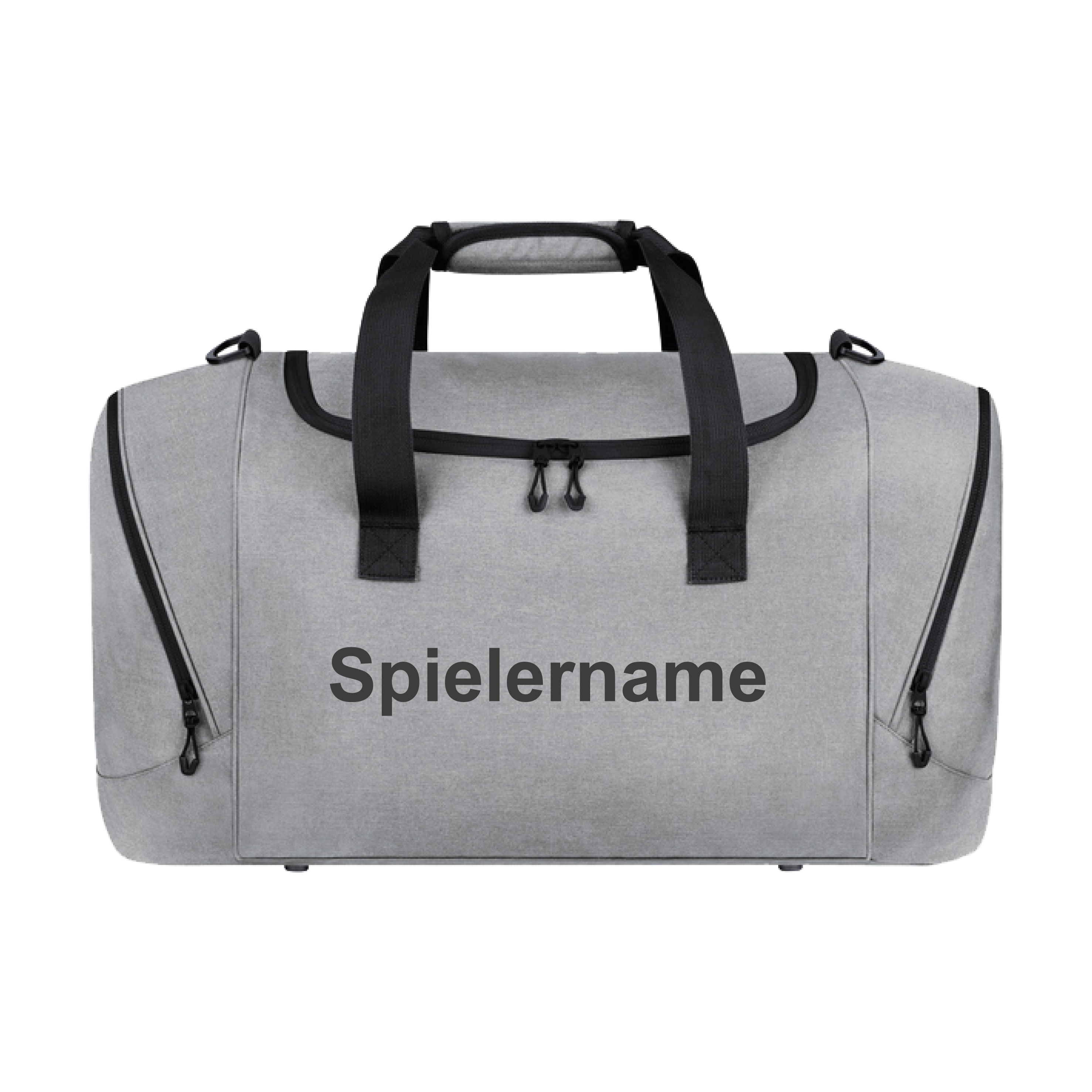 großer Spielername auf Tasche