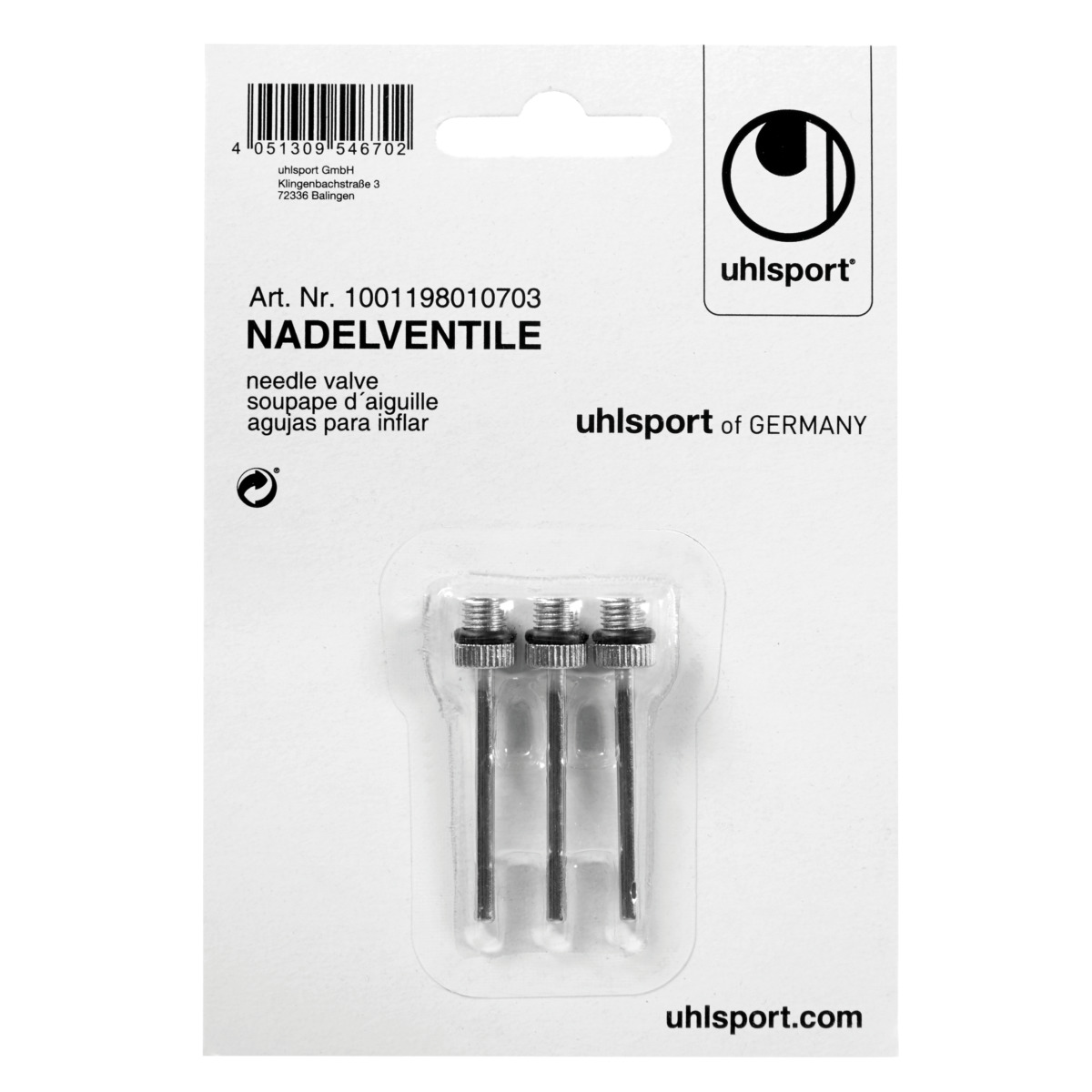 Uhlsport NADELVENTILE Uhlsport NADELVENTILE