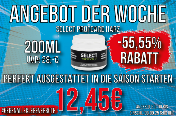 Flexxis Handball-Produkt der Woche: Select Profcare Harz – Griffigkeit auf Profi-Niveau
