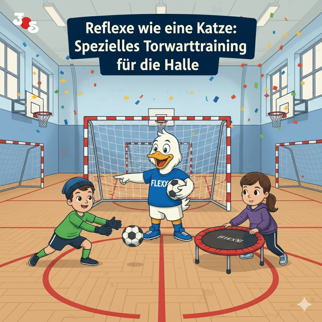Reflexe wie eine Katze: Spezielles Torwarttraining für die Halle (Handball & Futsal)