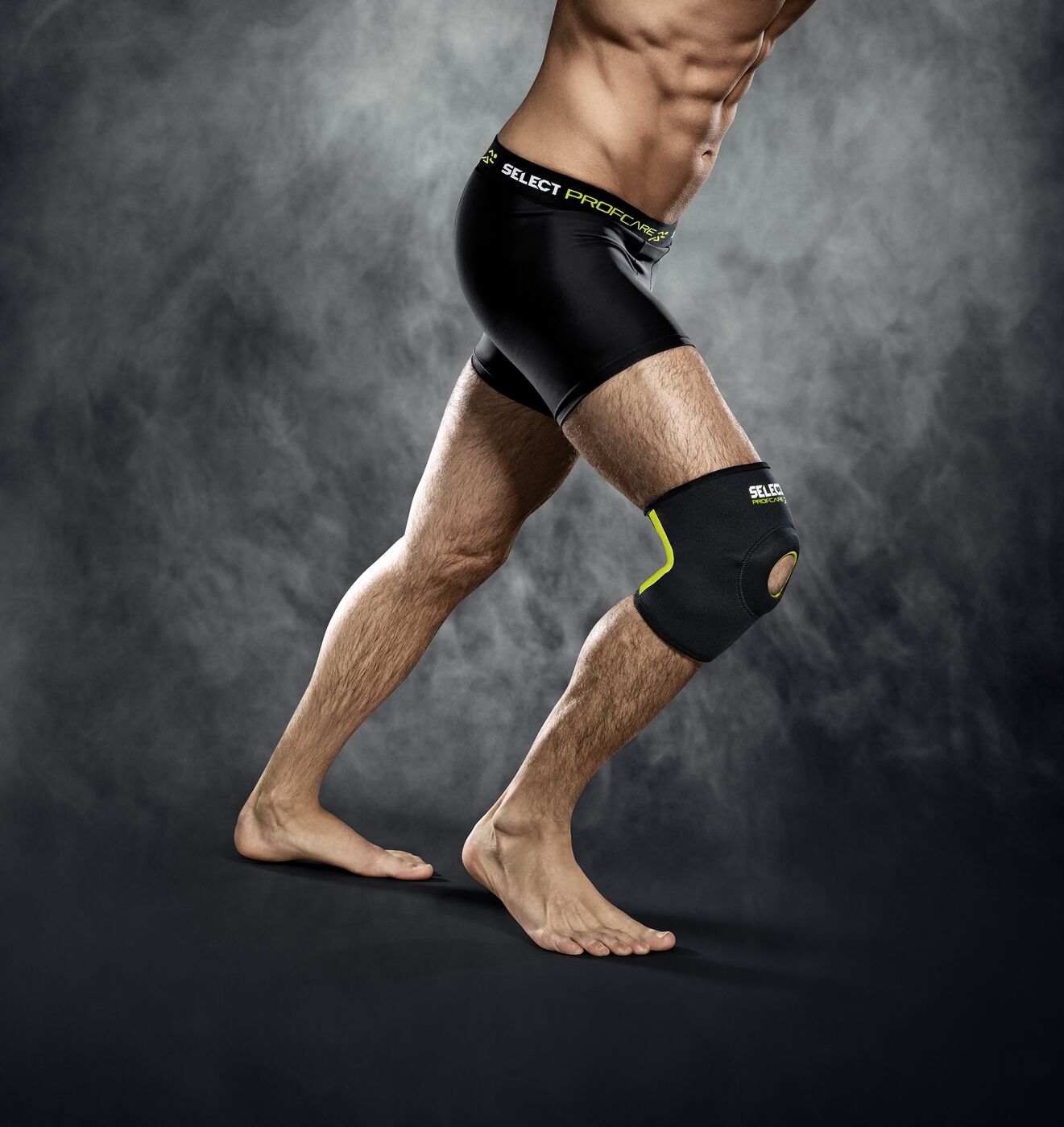Select Kniebandage mit Kniescheibenstütze Erwachsener, Männlich, Mann, Person