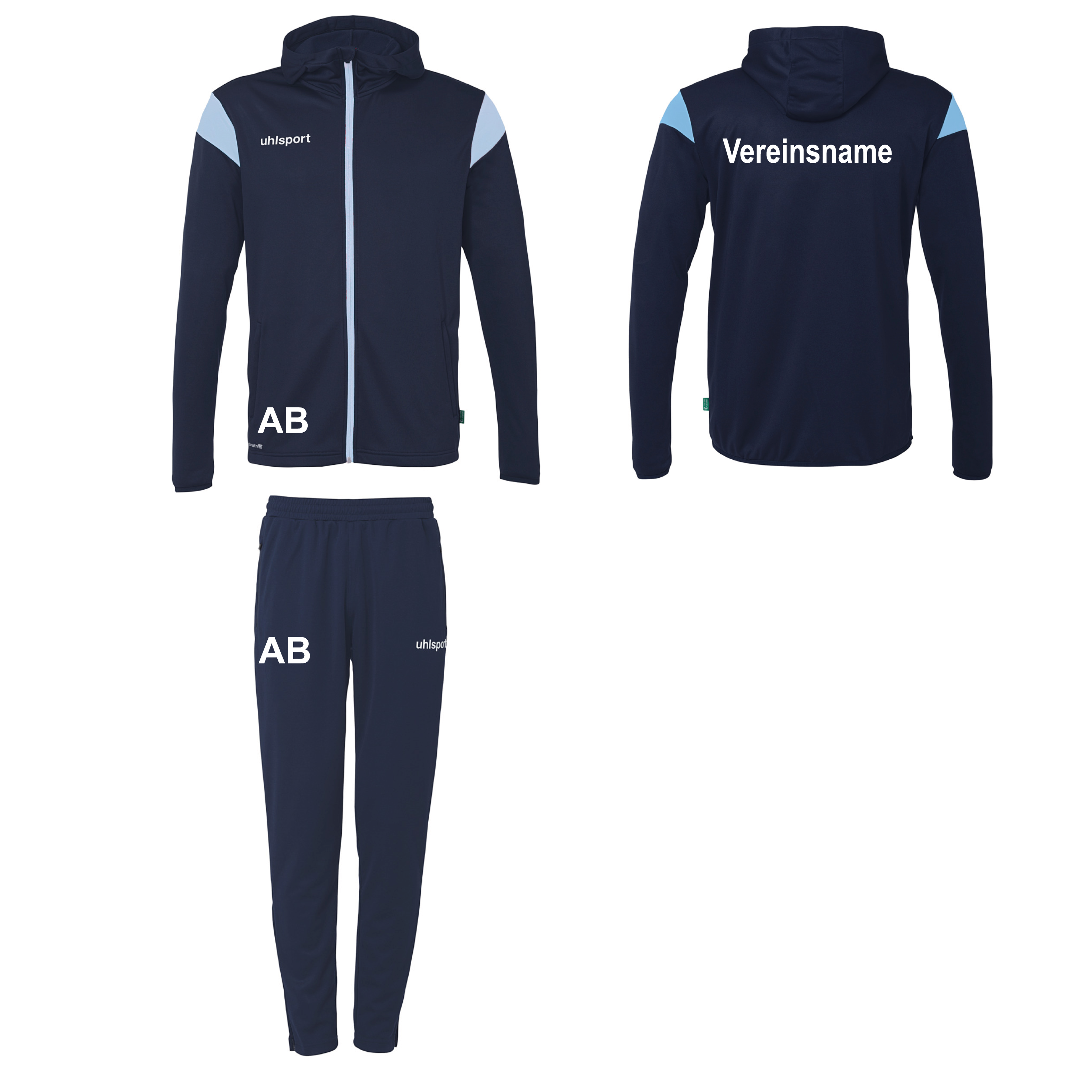 Präsentationsanzug SQUAD 27 ab 10 Stk. inkl. Druck