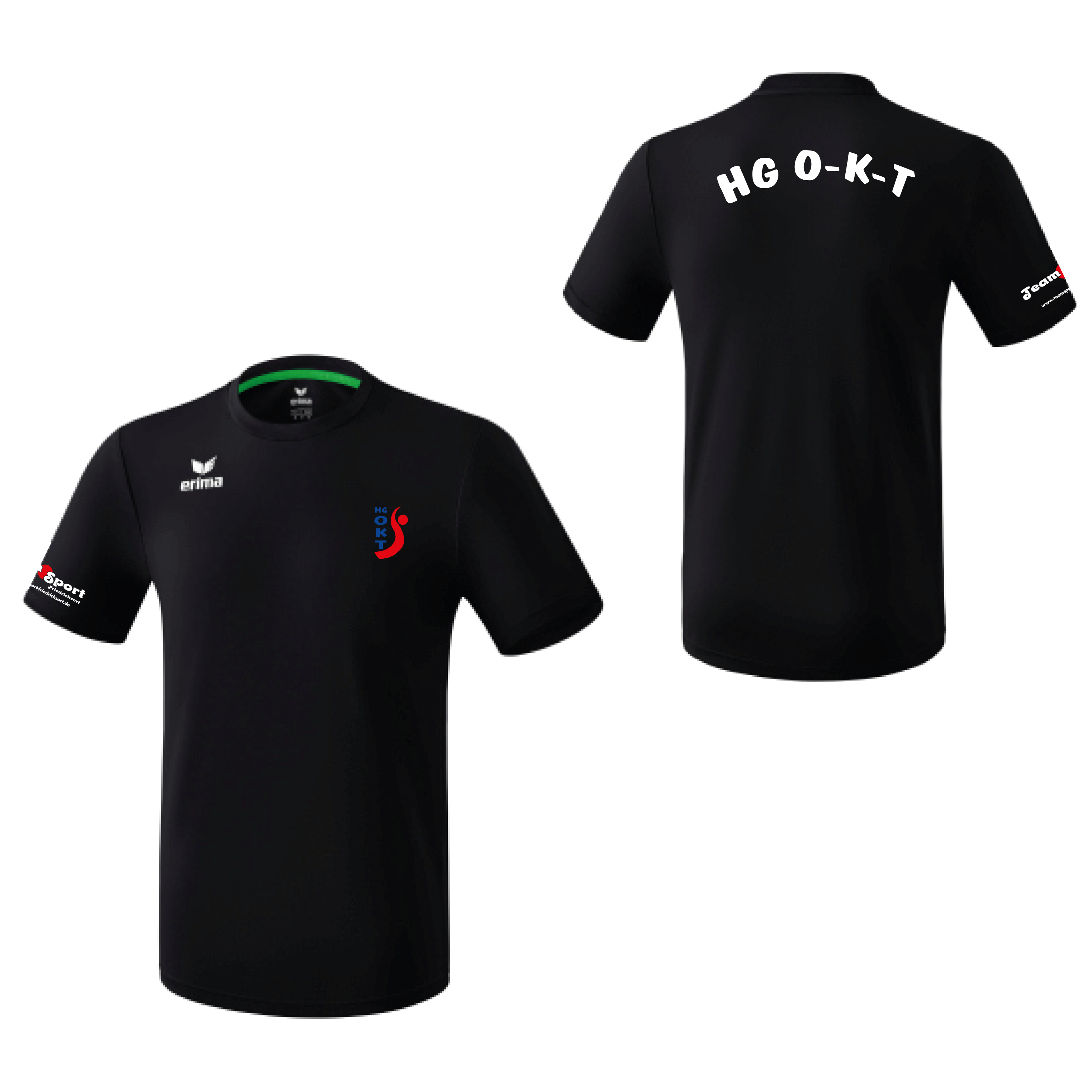 Liga Trikot Kurzarm Schwarz