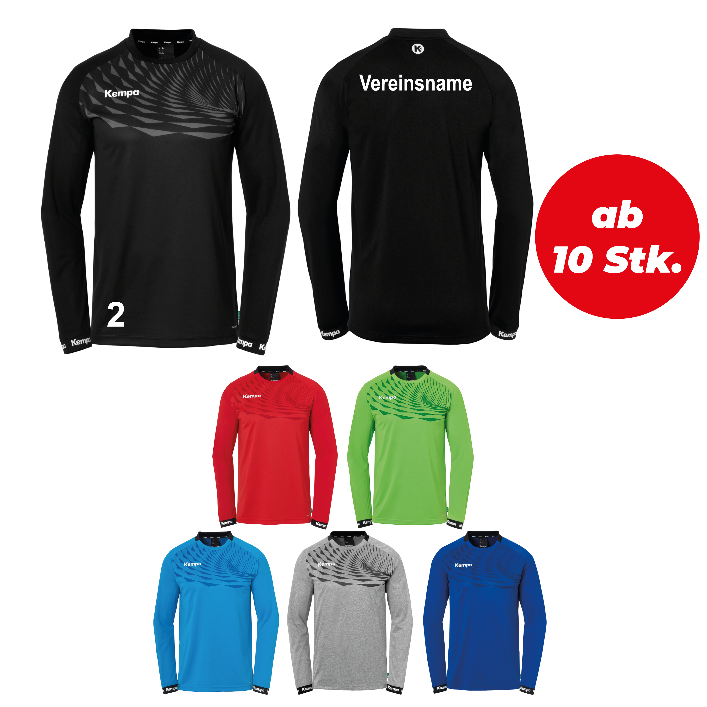 Aufwärmshirt LA WAVE26 ab 10 Stk. inkl. Druck* Aufwärmshirt LA WAVE26 ab 10 Stk. inkl. Druck*