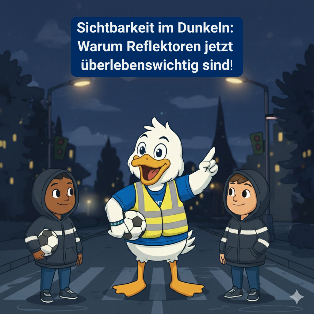 Sichtbarkeit im Dunkeln: Warum Reflektoren jetzt überlebenswichtig sind