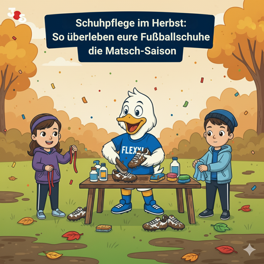 Schuhpflege im Herbst: So überleben eure Fußballschuhe die Matsch-Saison (und riechen besser) Schuhpflege im Herbst: So überleben eure Fußballschuhe die Matsch-Saison (und riechen besser)