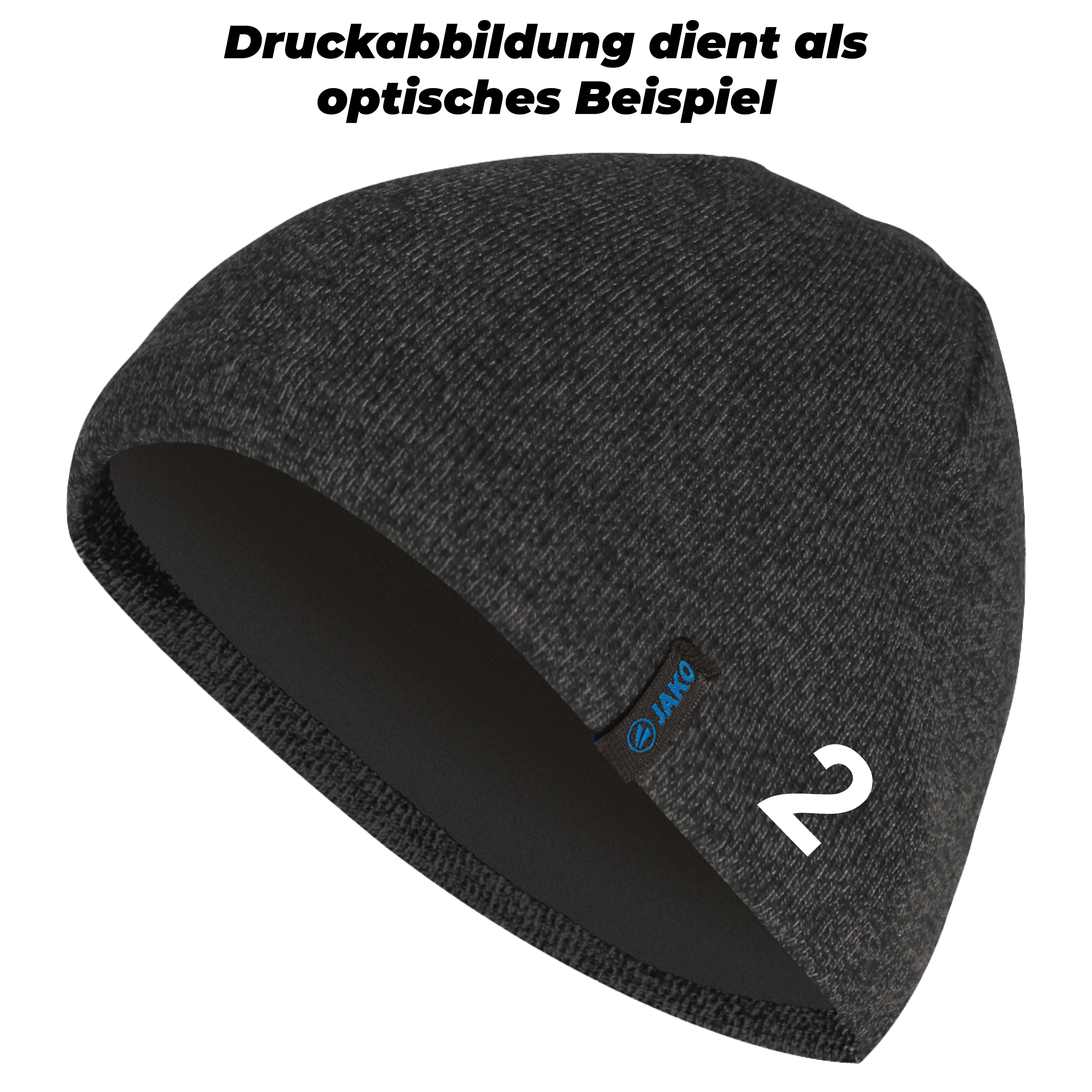 Initialen auf Mütze Initialen auf Mütze