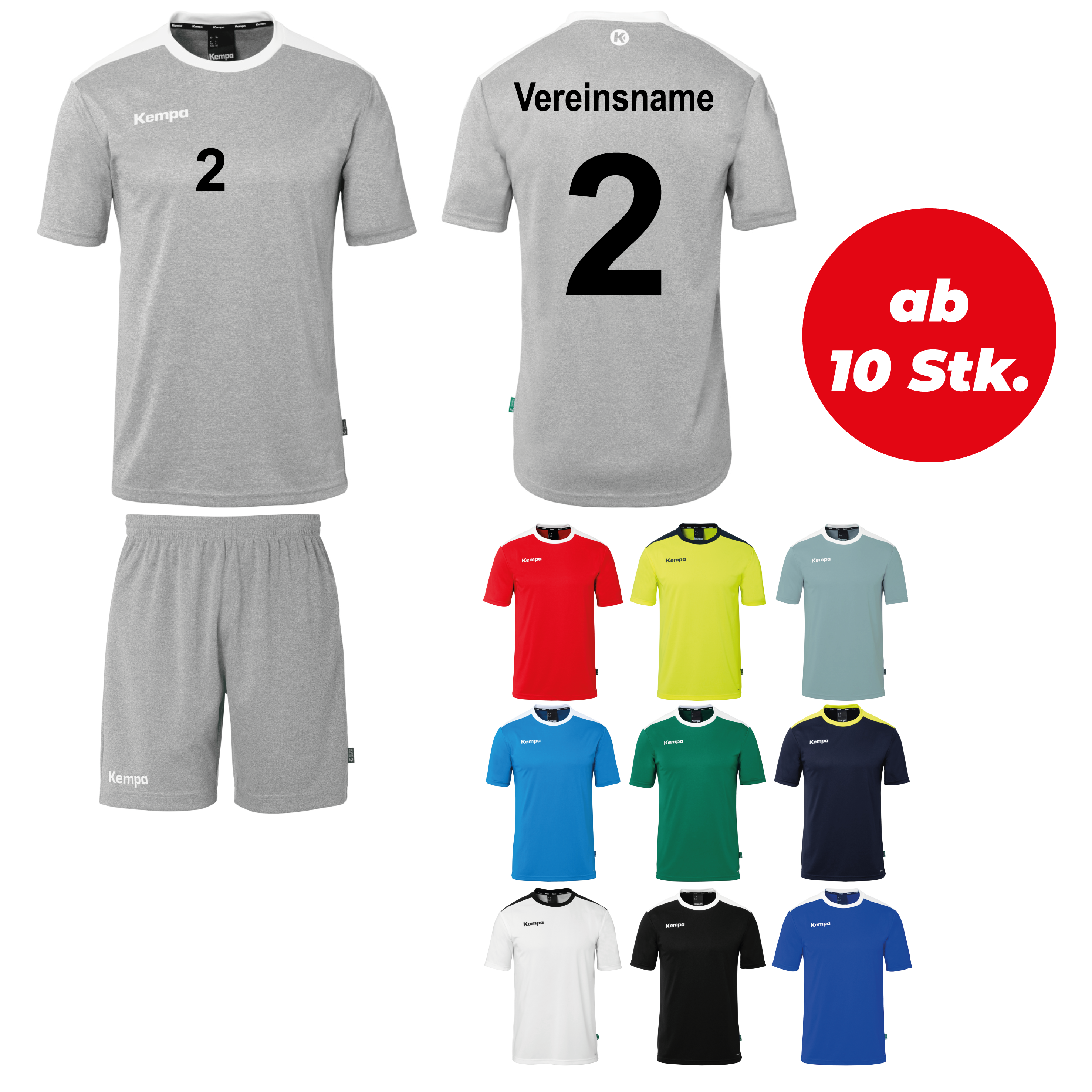 Trikotsatz Handball Kempa EMOTION27 ab 10 Stk. inkl. Druck Trikotsatz Handball Kempa EMOTION27 ab 10 Stk. inkl. Druck