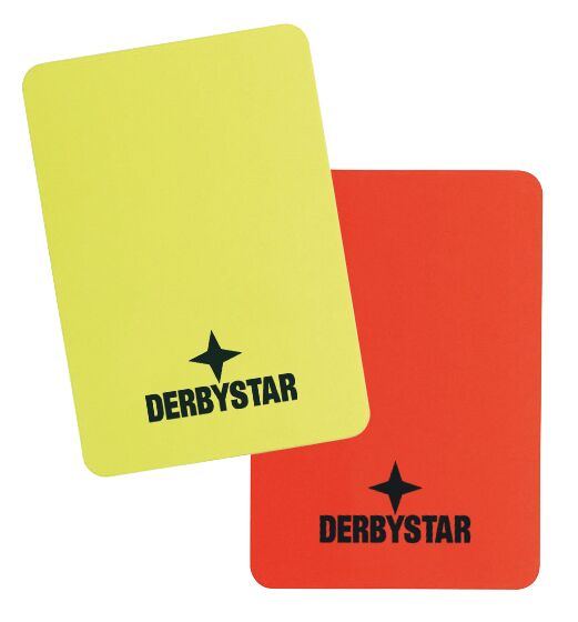 Derbystar Schiedsrichterkarten