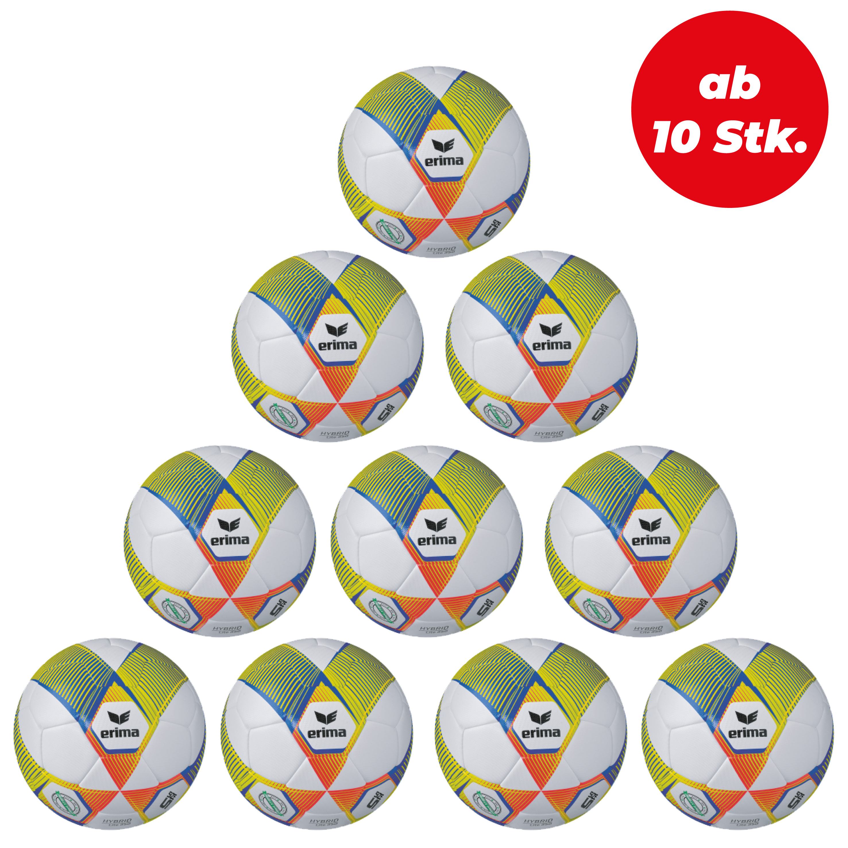 Erima Hybrid Light 350g Gr. 5 ab 10 Stk. Erima Hybrid Light 350g Gr. 5 ab 10 Stk.