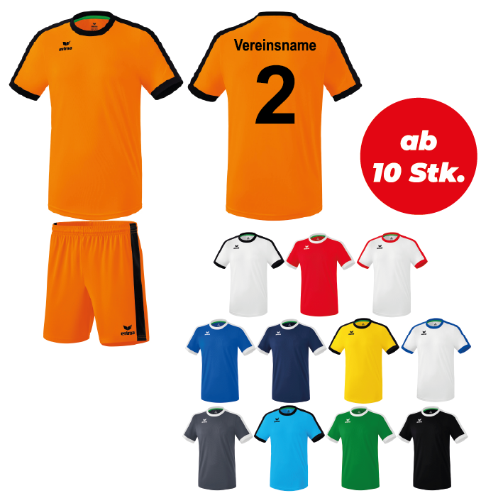 Trikotsatz Handball Erima RETRO STAR ab 10 Stk. inkl. Druck Trikotsatz Handball Erima RETRO STAR ab 10 Stk. inkl. Druck