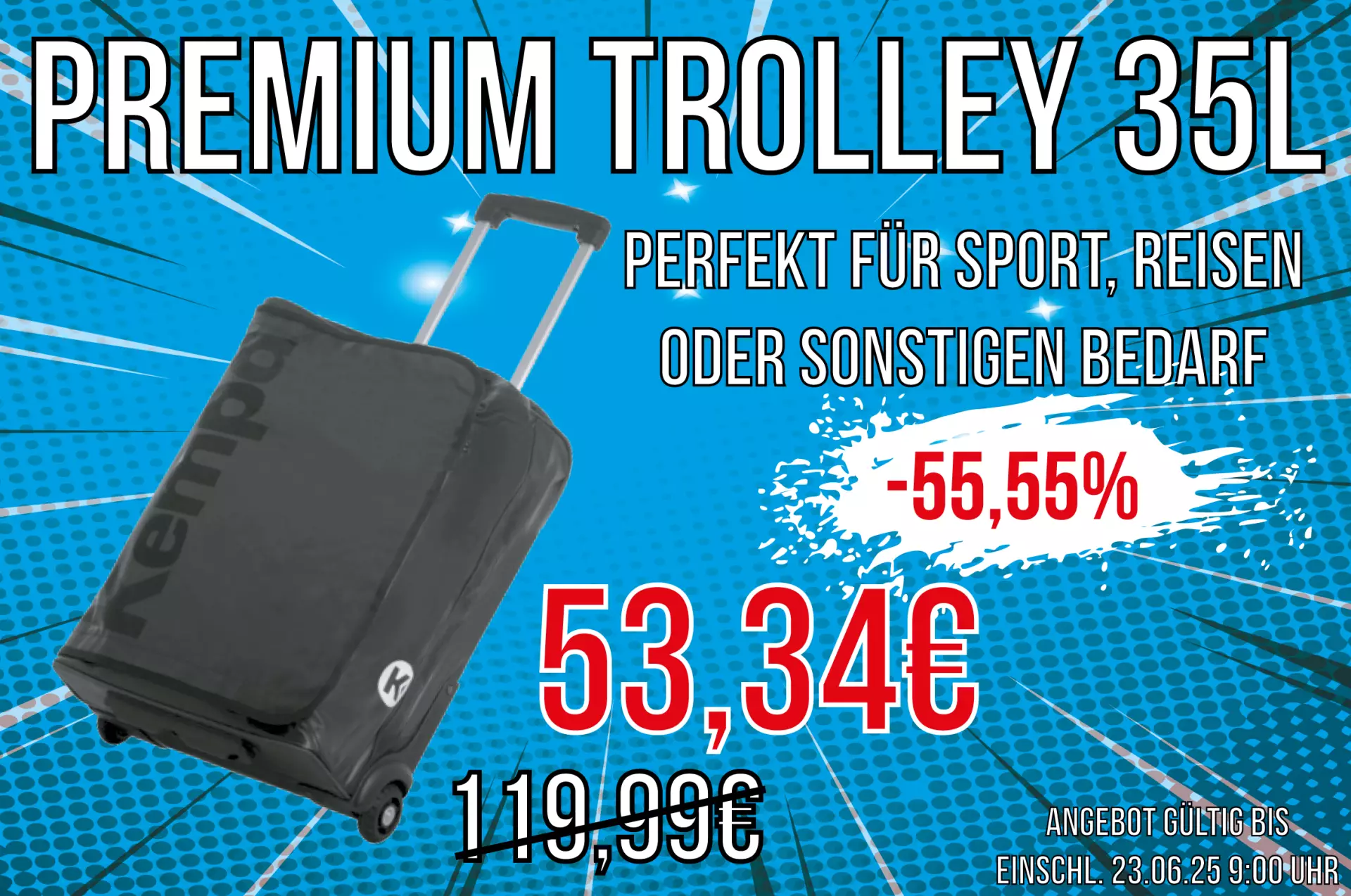 Flexxis Ausrüstungs-Tipp der Woche: Kempa PREMIUM TROLLEY (35L) Flexxis Ausrüstungs-Tipp der Woche: Kempa PREMIUM TROLLEY (35L)
