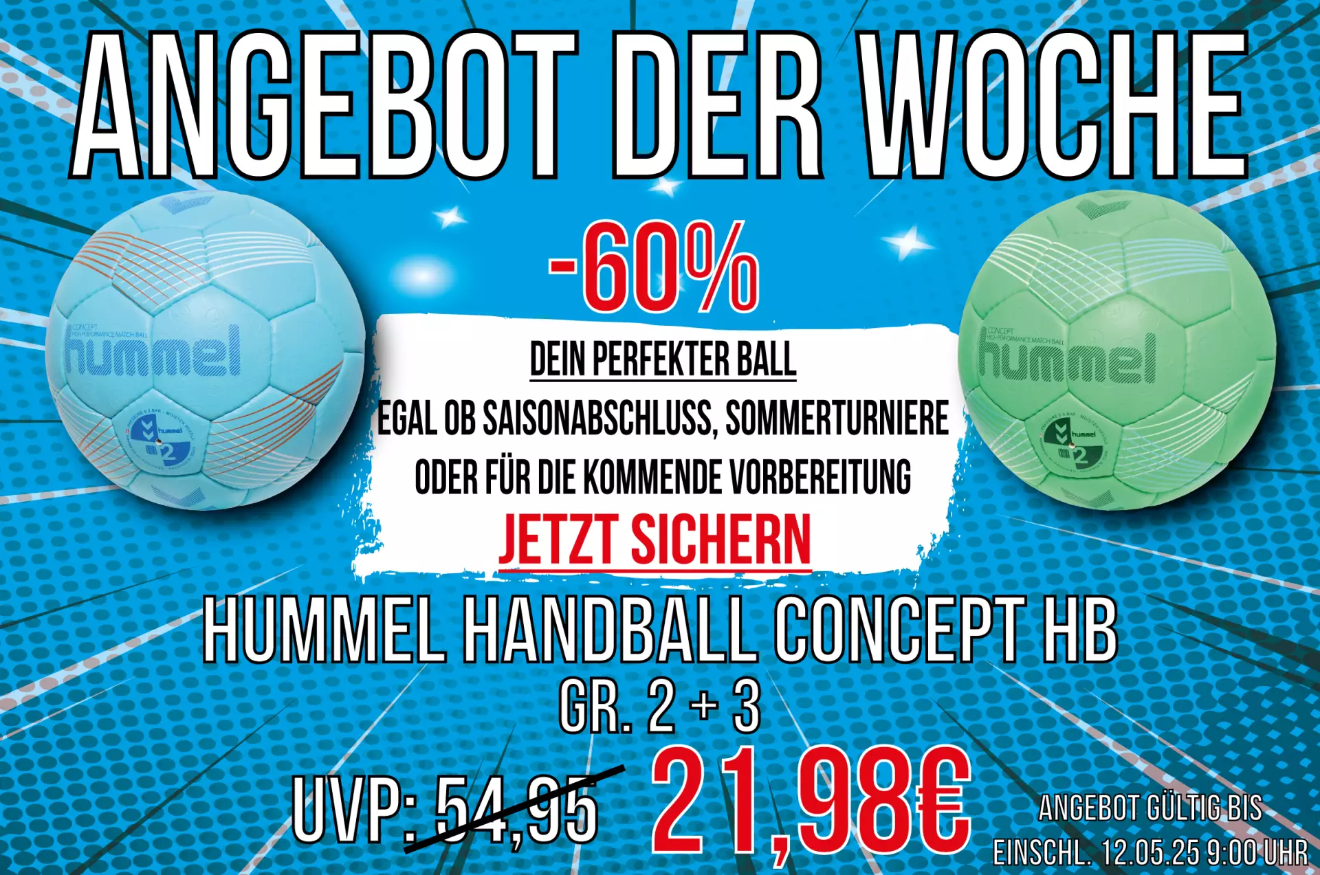 Flexxis Ball-Tipp der Woche: Hummel CONCEPT HB in grün oder blau Flexxis Ball-Tipp der Woche: Hummel CONCEPT HB in grün oder blau