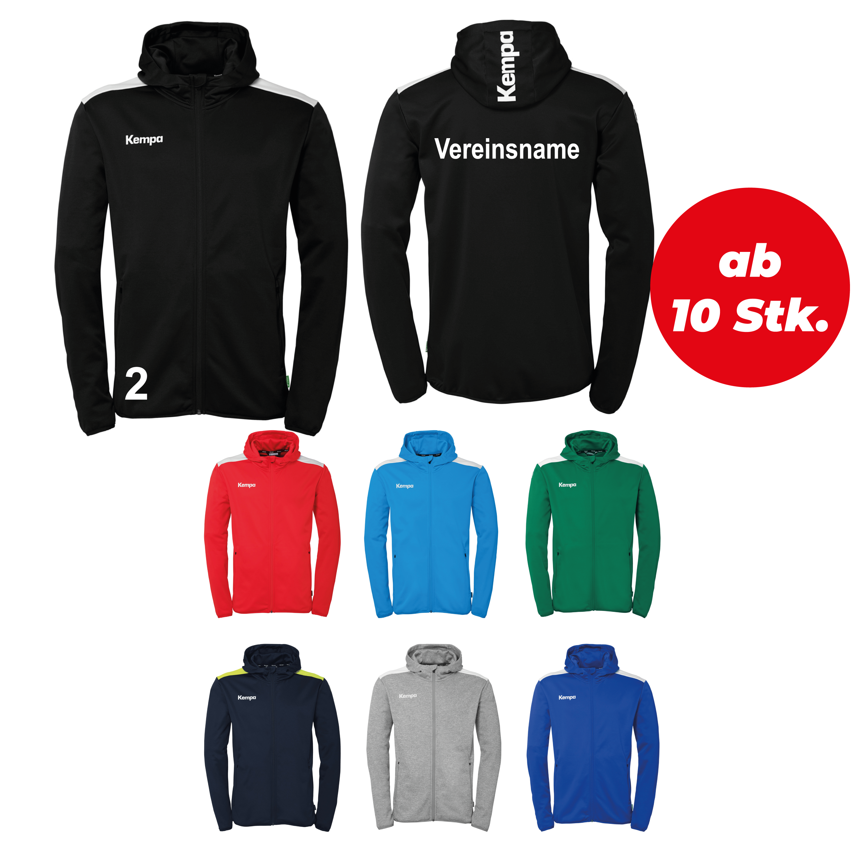 Kapuzenjacke EMOTION27 ab 10 Stk. inkl. Druck* Kapuzenjacke EMOTION27 ab 10 Stk. inkl. Druck*