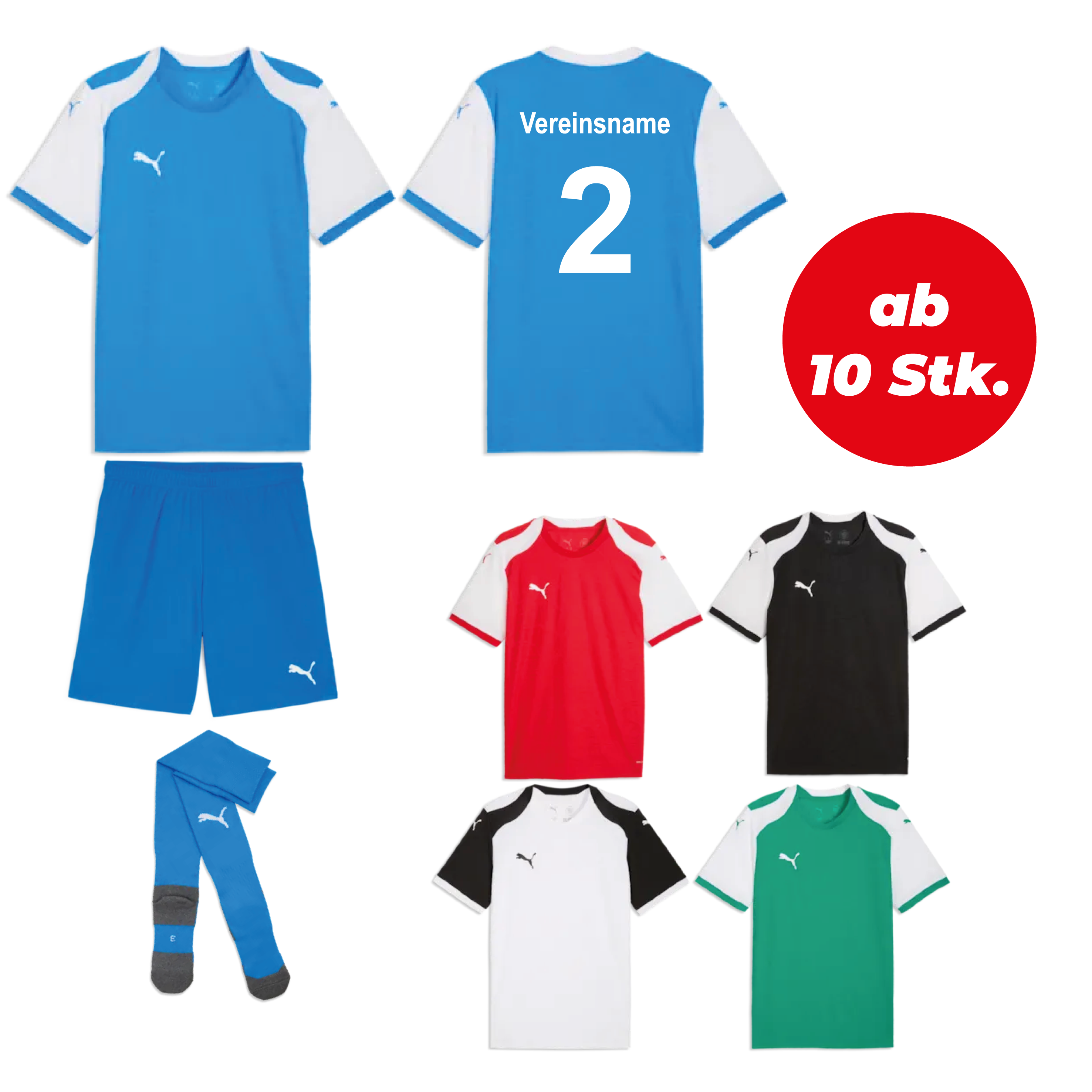 Trikotsatz Fußball PUMA teamFINAL26 ab 10 Stk. inkl. Druck