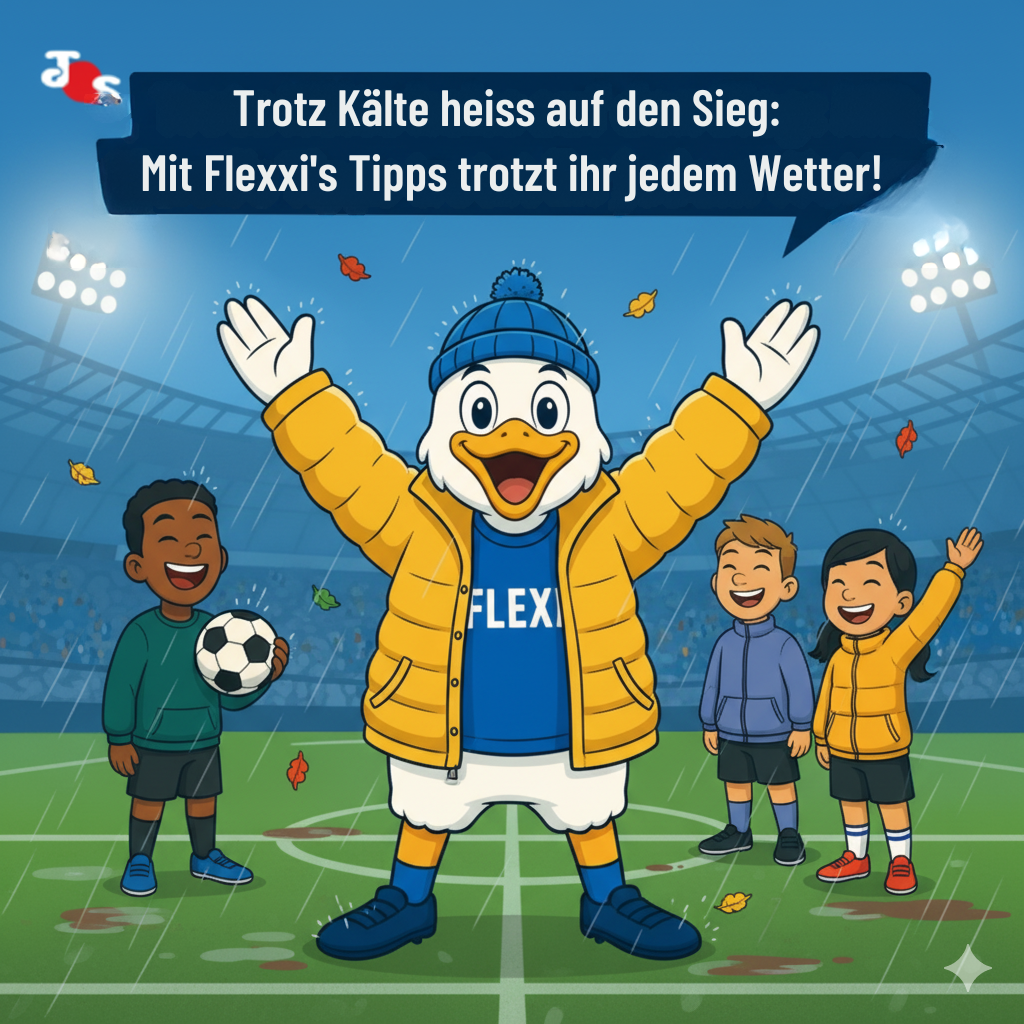 Trotz Kälte heiss auf den Sieg: Mit Flexxi's Tipps trotzt ihr jedem Wetter! Trotz Kälte heiss auf den Sieg: Mit Flexxi's Tipps trotzt ihr jedem Wetter!