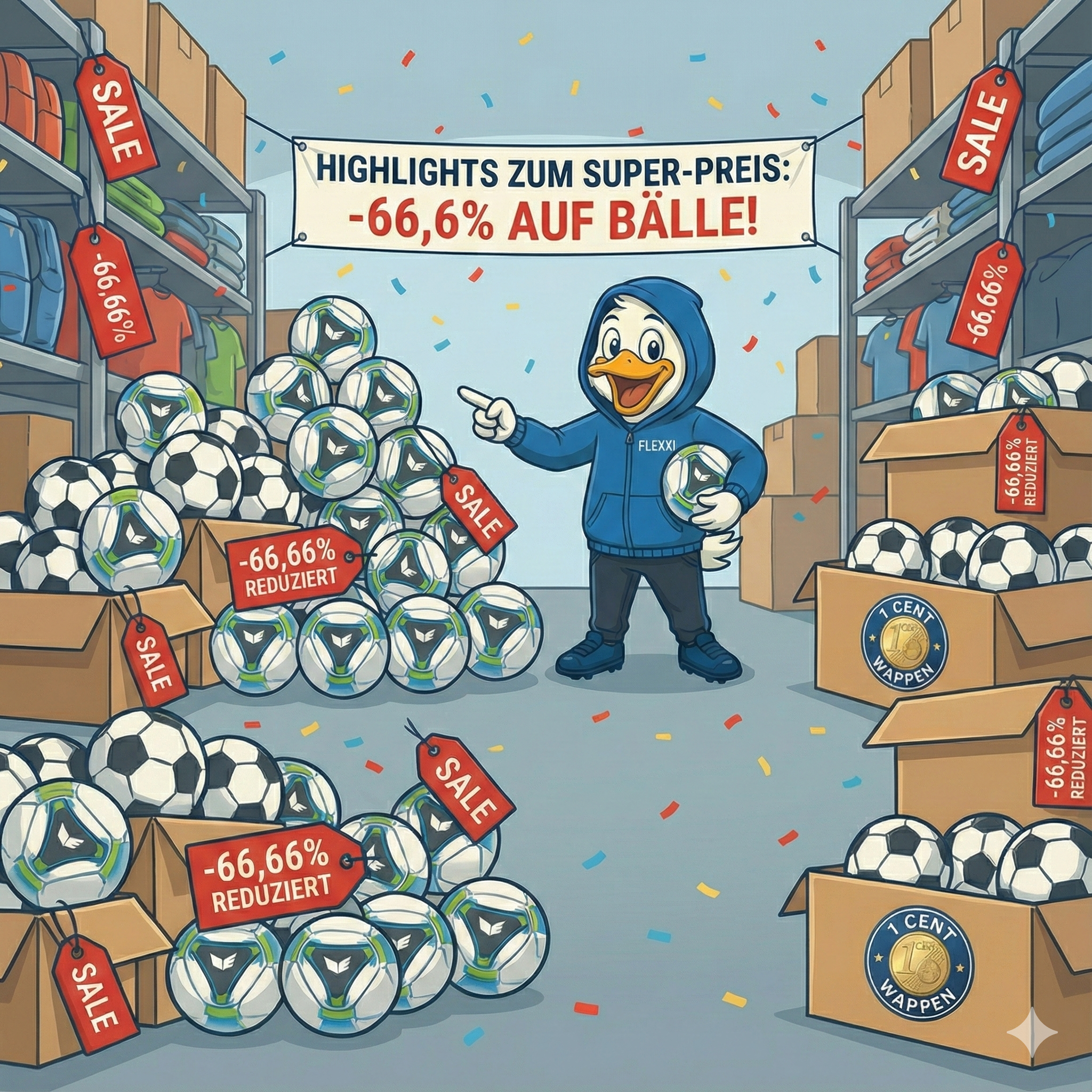 HIGHLIGHTS ZUM SUPER-PREIS: -66,6% auf Bälle! ⚽️💨