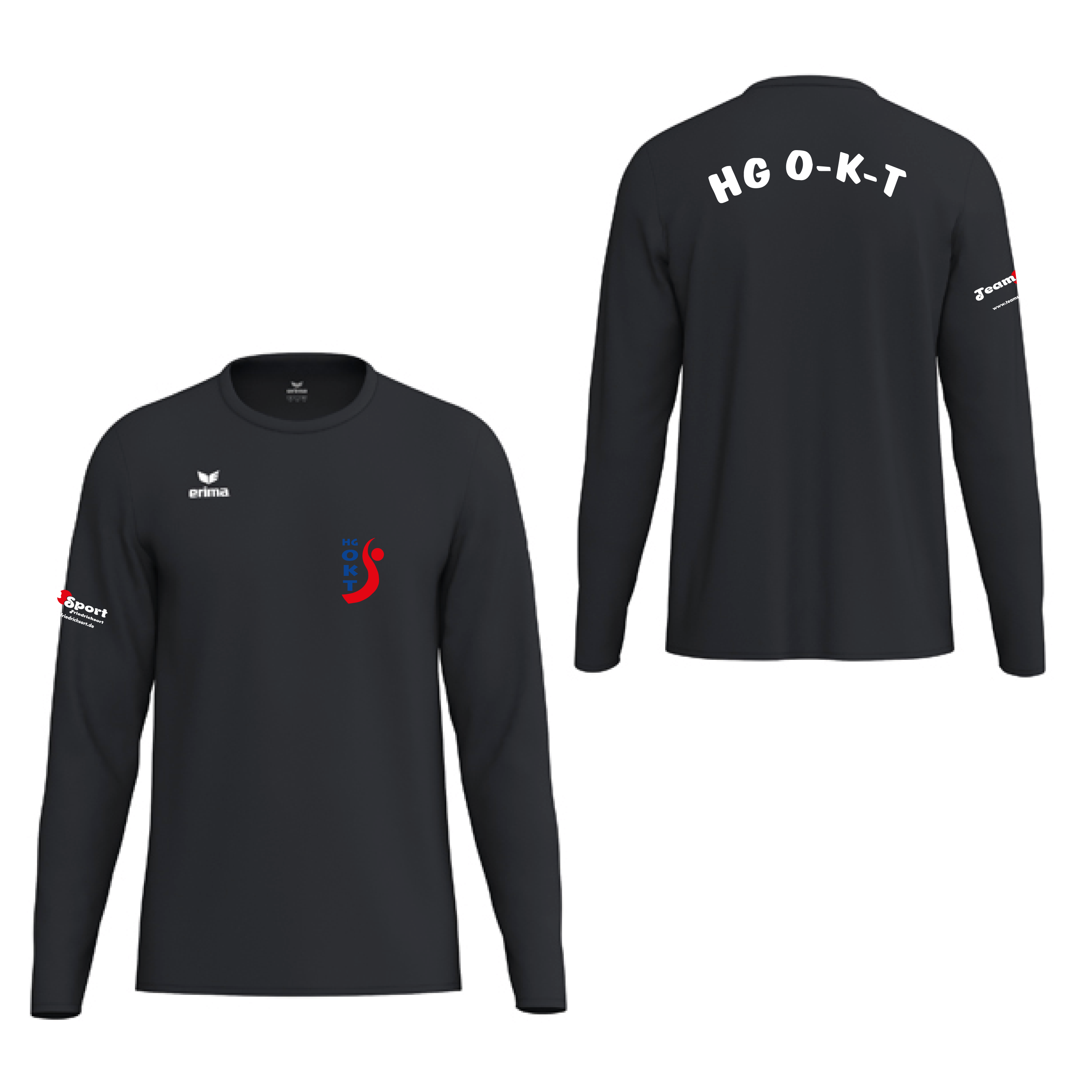 INTRO Trikot Langarm Schwarz