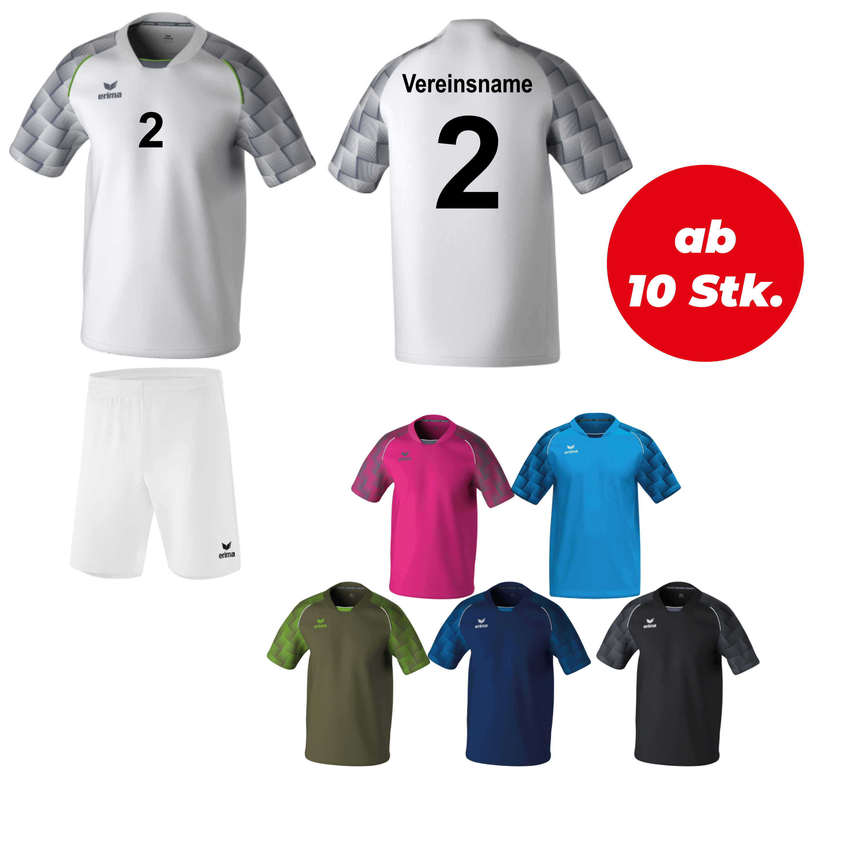 Trikotsatz Handball Erima EVO STAR ab 10 Stk. inkl. Druck Trikotsatz Handball Erima EVO STAR ab 10 Stk. inkl. Druck